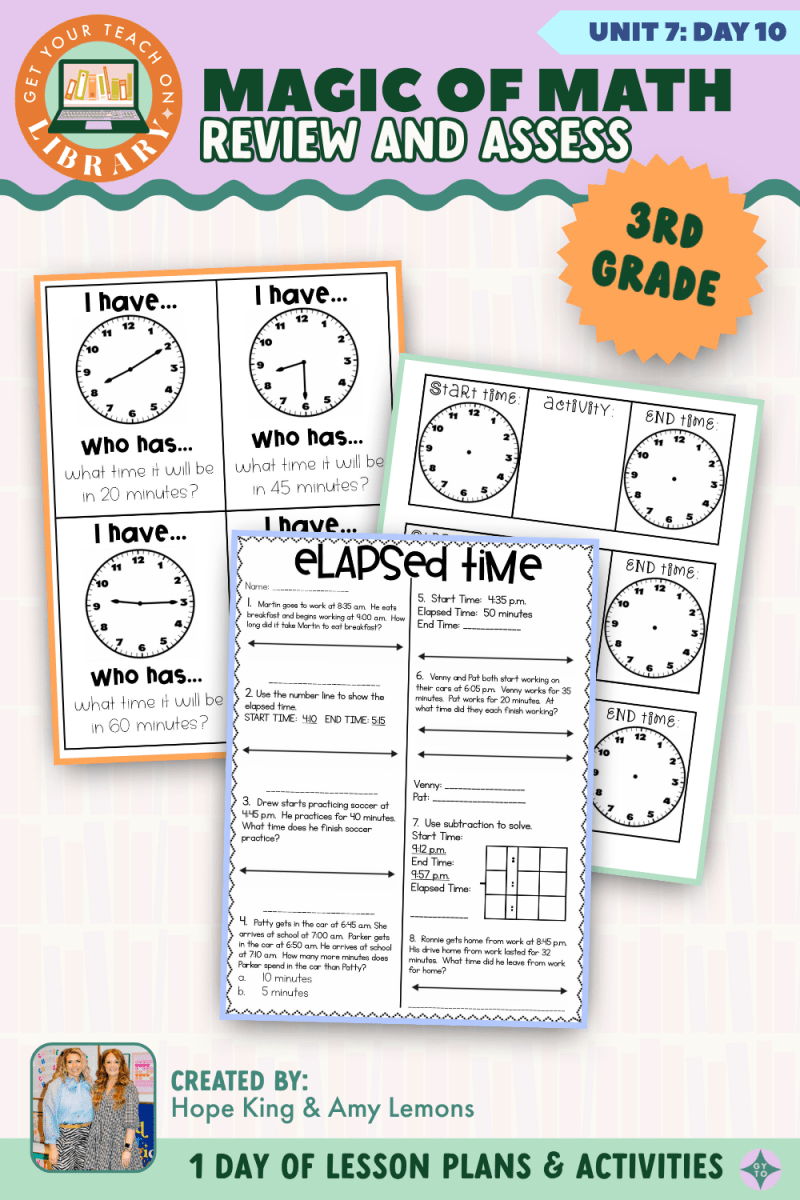 3rd Grade Magic of Math: Unit 7 Day 10 Review and Assess - Shop GYTO - Get Your Teach On