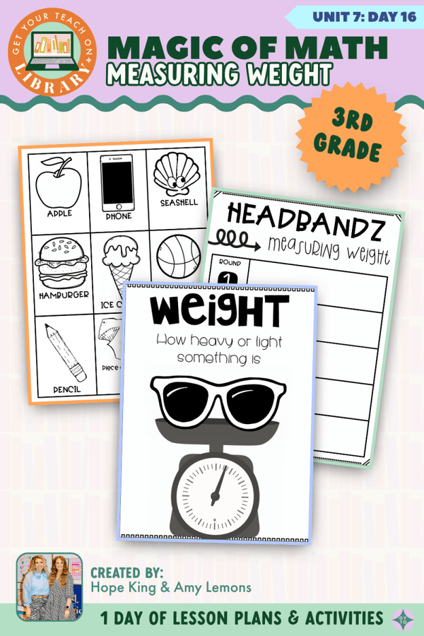 3rd Grade Magic of Math Unit 7 Day 16: Measuring Weight by Hope King, Amy Lemons and Get Your Teach On