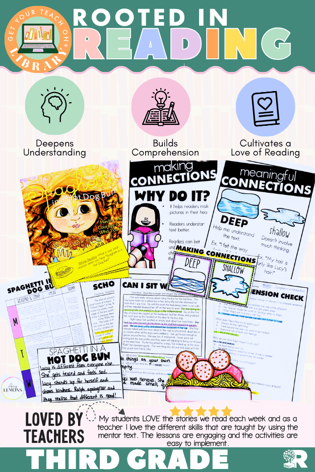 3rd Grade Rooted in Reading Yearlong Bundle | Read Aloud Lessons for Comprehension, Grammar & Vocabulary - Shop GYTO - Get Your Teach On
