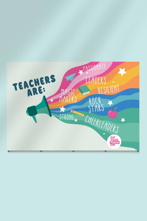 Teachers Are – official GYTO digital classroom backdrop by Get Your Teach On