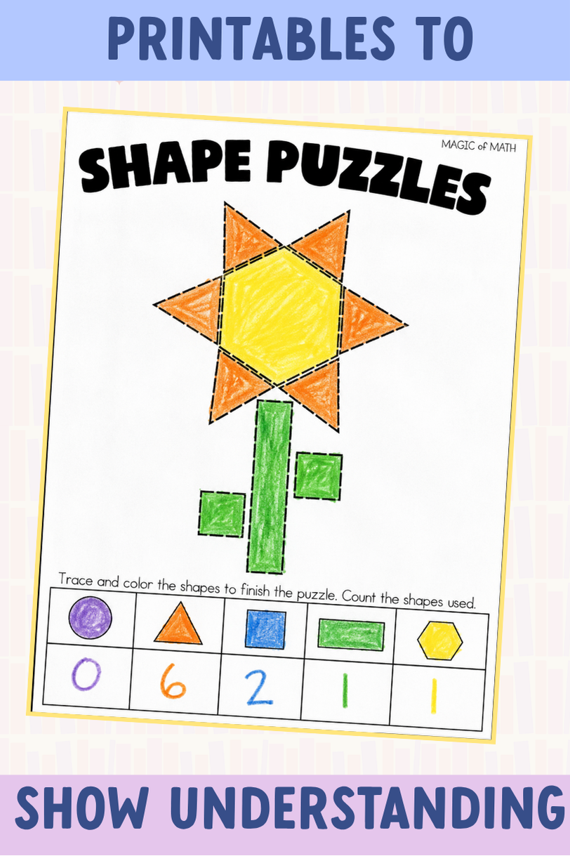 Kindergarten Magic of Math: 2D Shapes, 3D Shapes, Position Words, Composing Shapes