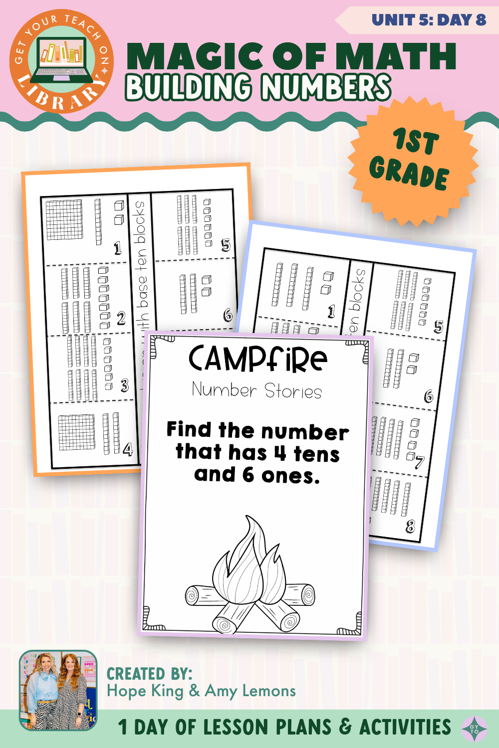 1st Grade Magic of Math: Unit 5 Day 8 Building Numbers