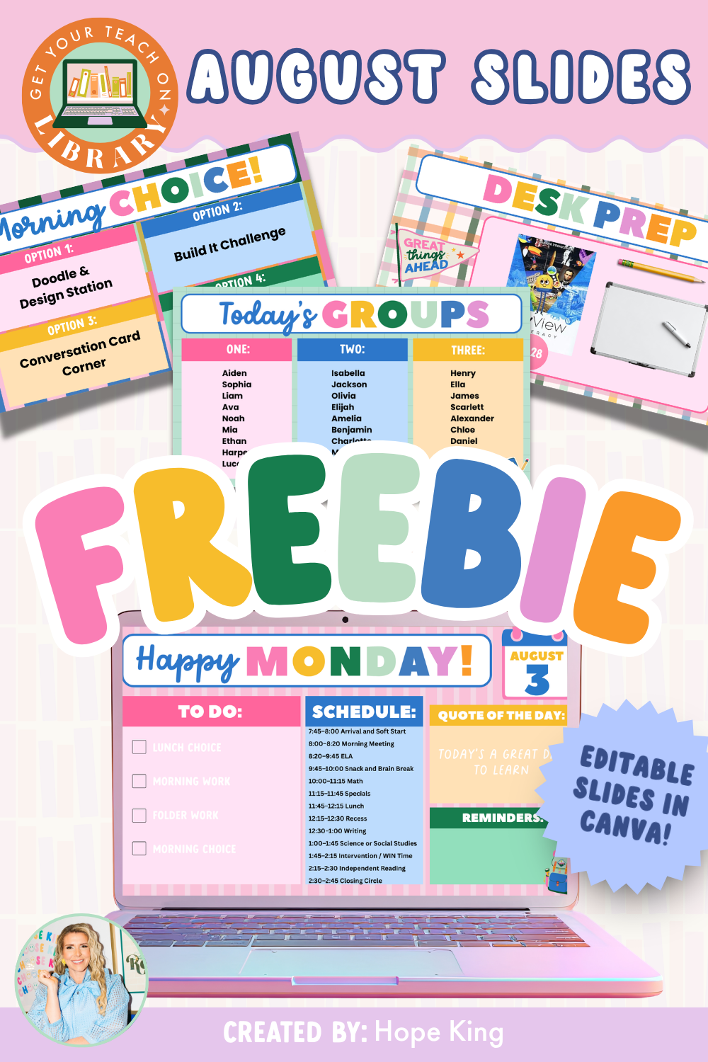 August Daily Slides