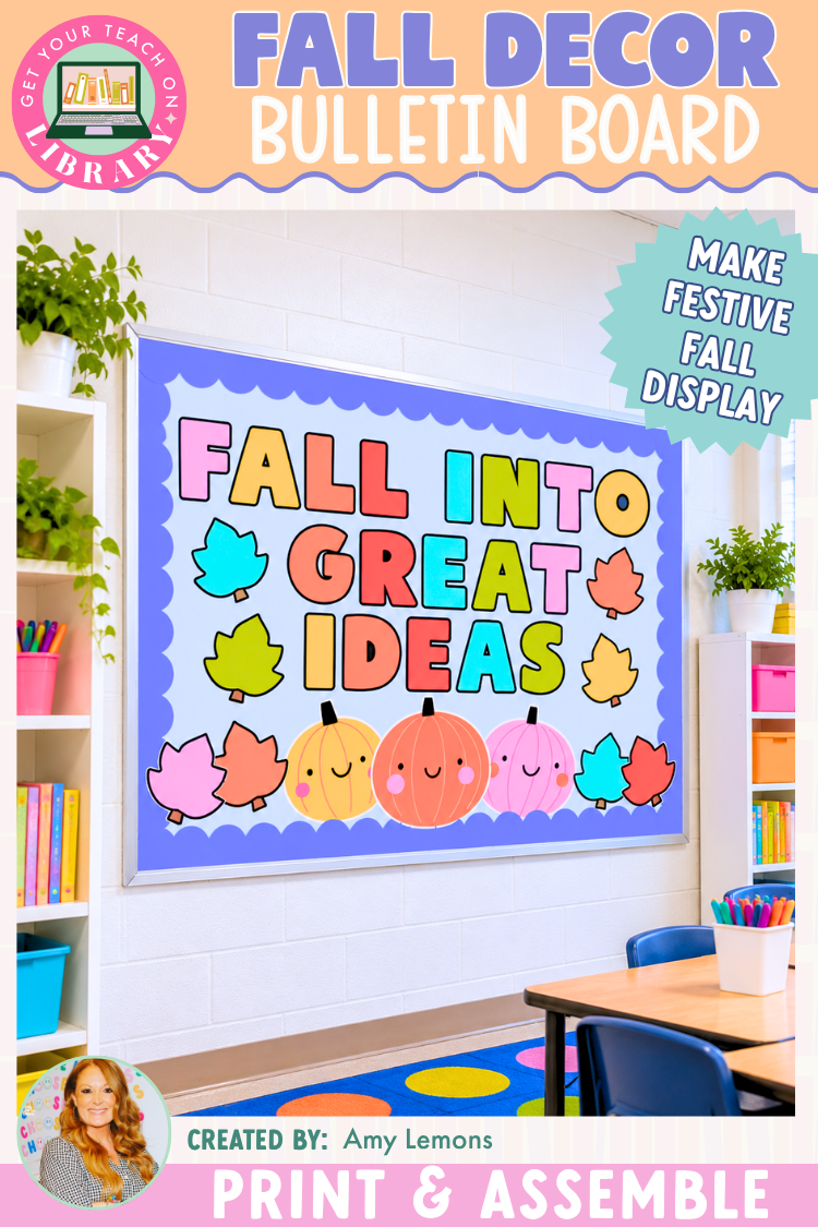 Fall Bulletin Board Kit: Fall into Great Ideas | Fall Classroom Decor
