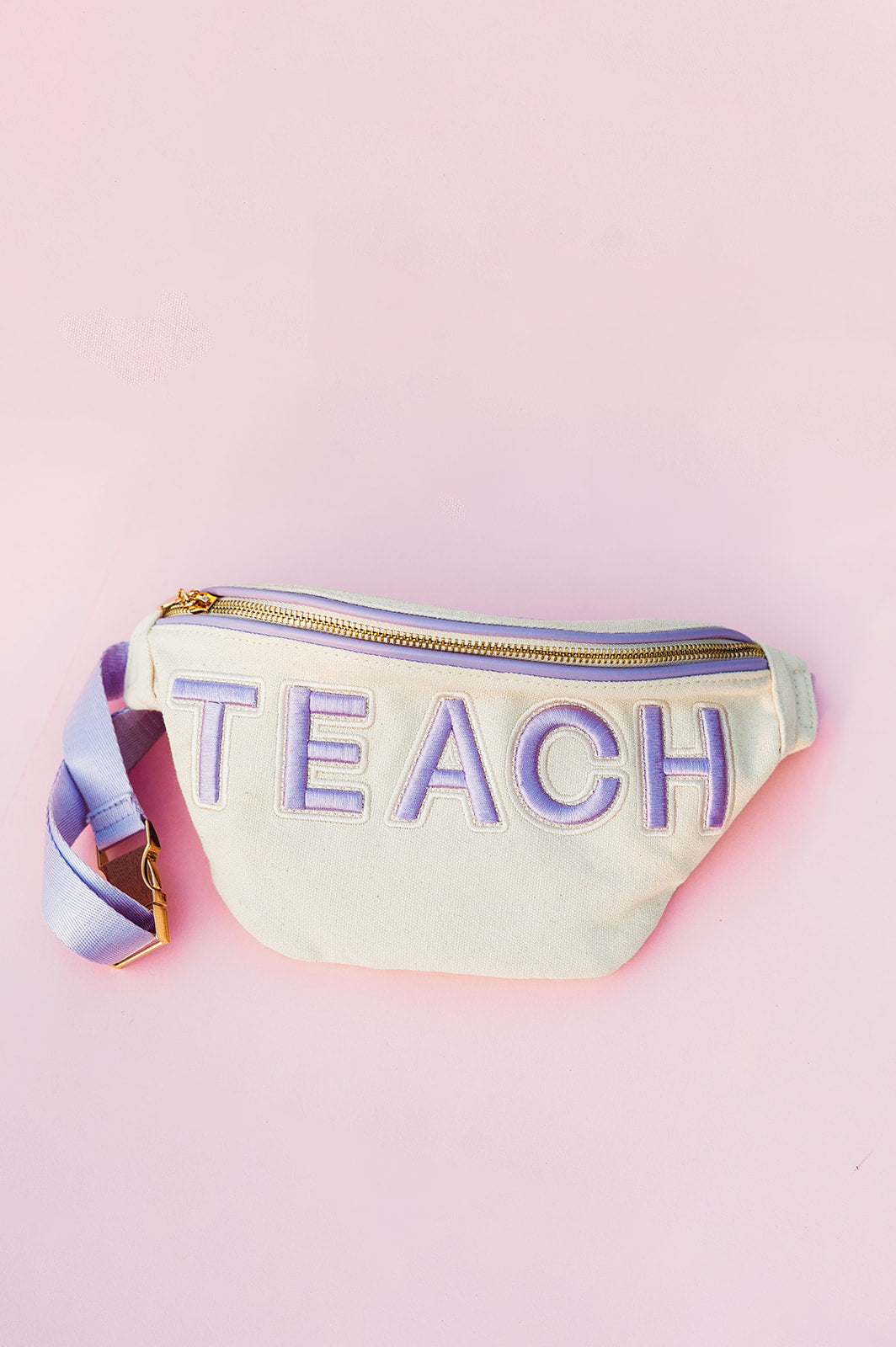 Purple Canvas Teach Fannypack