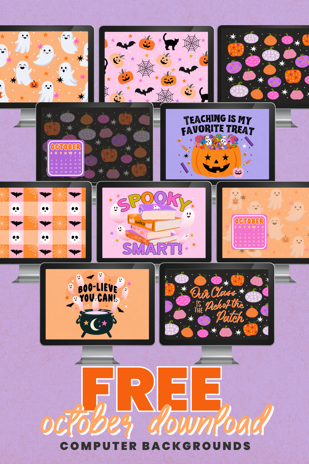 October Classroom Graphics Collection (2026)