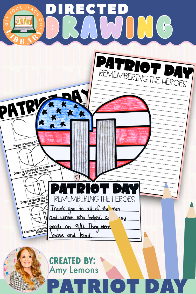 Directed Drawing: Patriot Day with Writing Pages