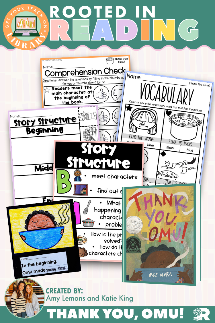 Rooted in Reading: Thank You, Omu! | Reading Comprehension Activities for Story Structure