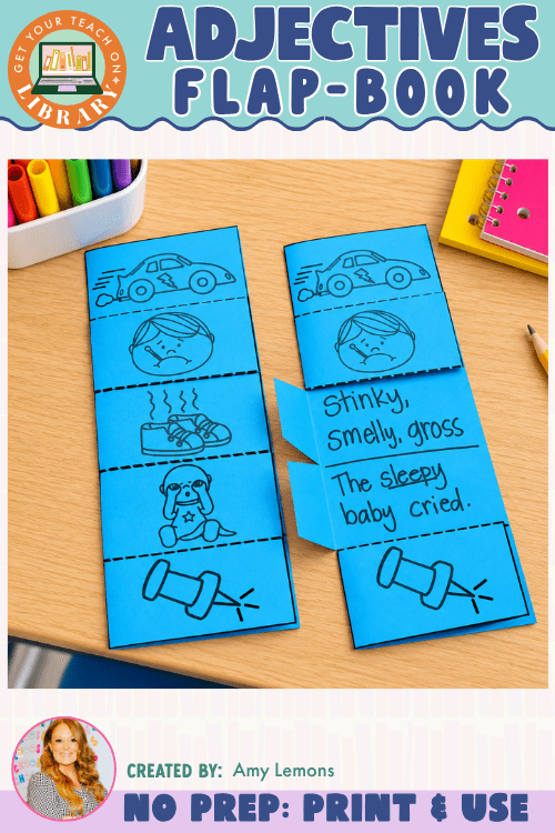 Adjectives Flip Book | Describing Words & Sentence Writing Activity - Shop GYTO - Get Your Teach On