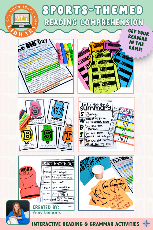 All Star Readers: Sports Themed Reading and Grammar Activities - Shop GYTO - Get Your Teach On