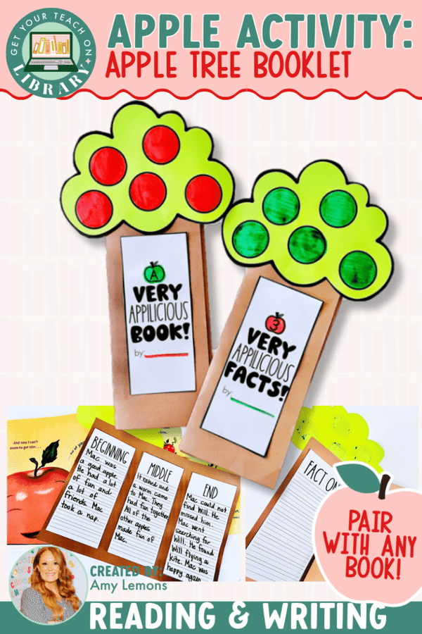 Apple Booklet: Fiction & Nonfiction Reading Response – reading resource by Amy Lemons and Get Your Teach On