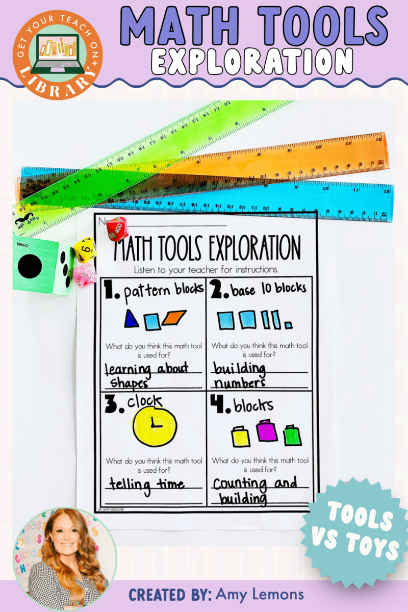 Back to School Math Activity: Math Tool Exploration - Shop GYTO - Get Your Teach On