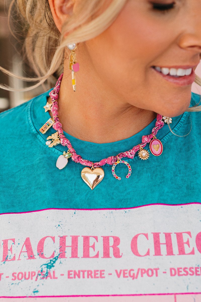 Bandana Charm Necklace - Shop GYTO - Get Your Teach On