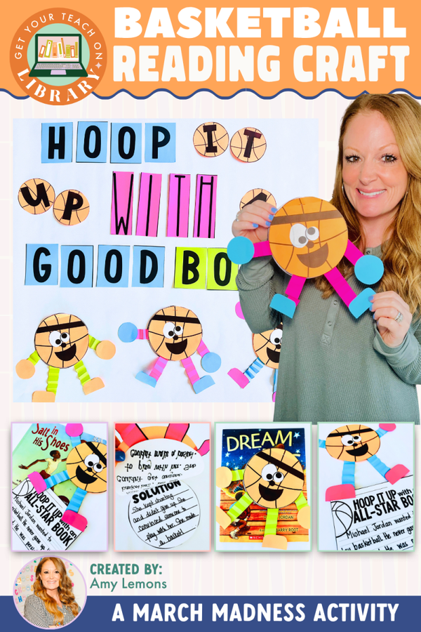 Basketball Reading Activity for March Madness – printable reading classroom resource by Amy Lemons and Get Your Teach On