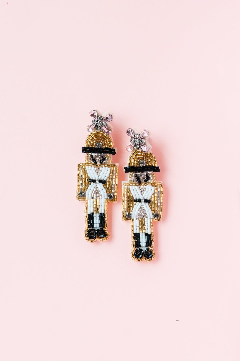 Beaded Nutcracker Earrings - GYTO Collective - Get Your Teach On