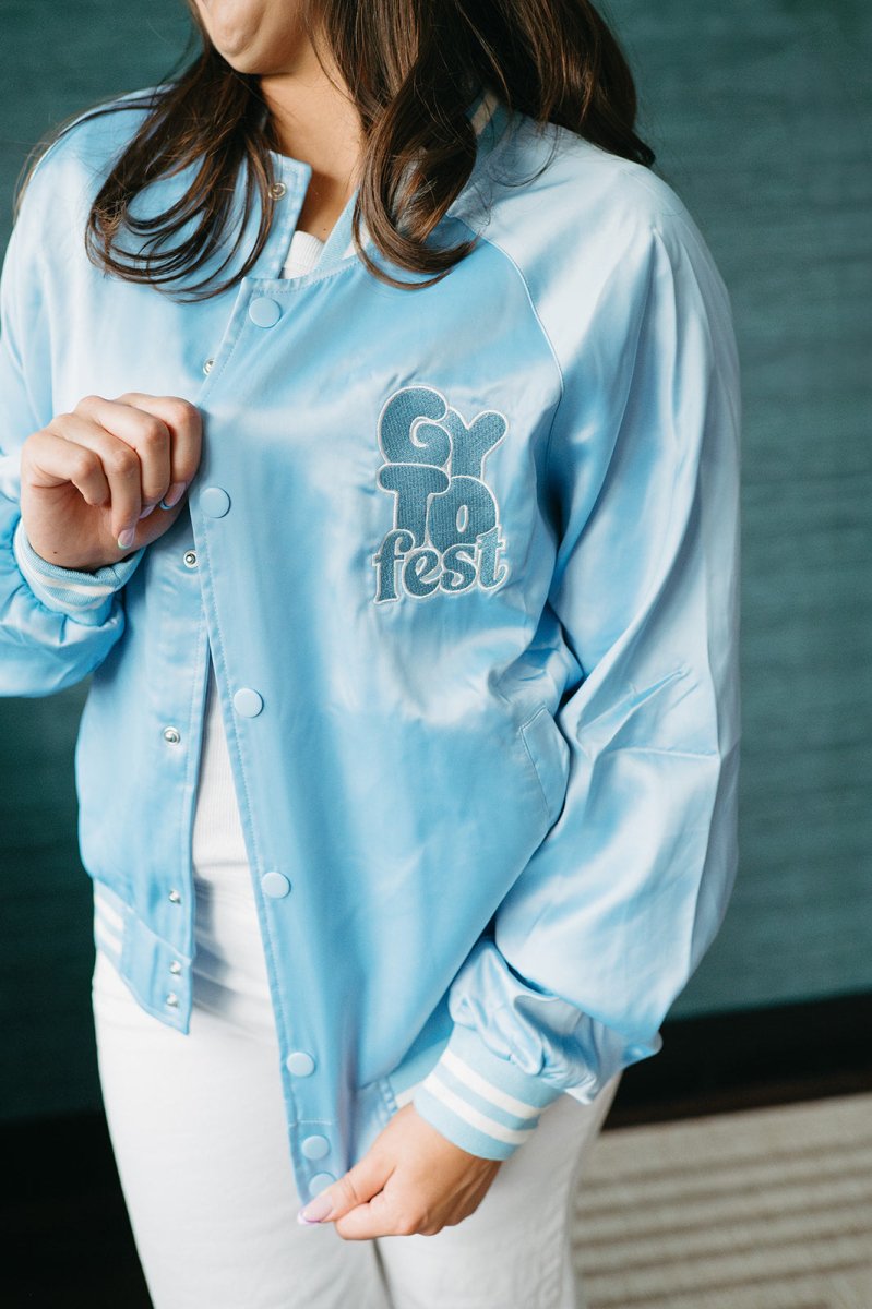 Blue GYTO Fest Bomber - GYTO Collective - Get Your Teach On