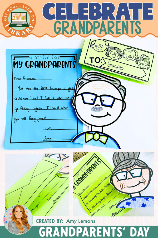 Celebrate Grandparents: Grandparents’ Day Letter & Drawing – printable writing resource by Amy Lemons and Get Your Teach On