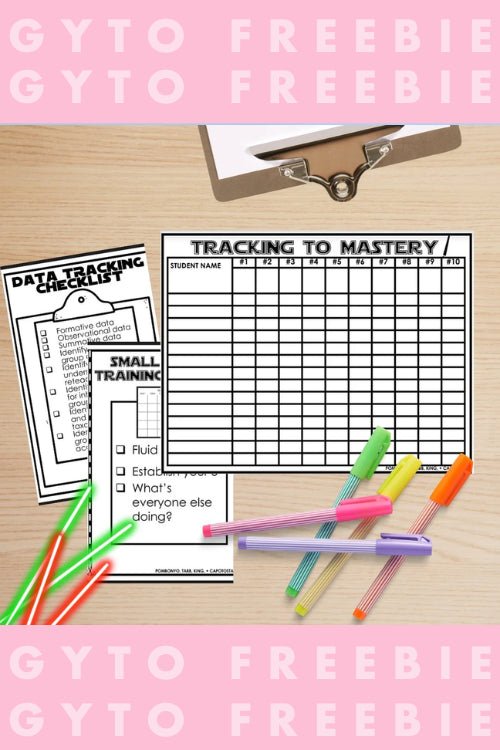 Data Wars – free printable student data tracking classroom resource by Get Your Teach On