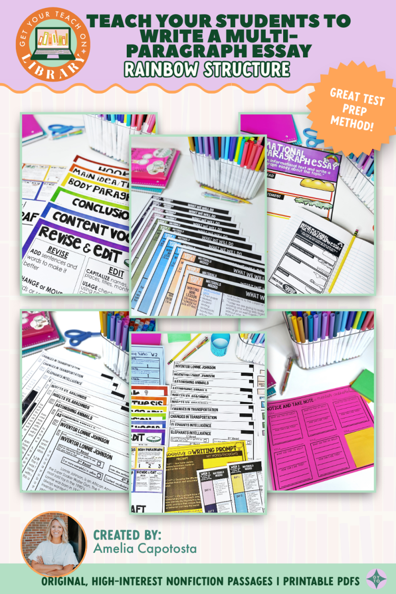 Essay Writing: Teach Your Students to Write a Multi - Paragraph Essay - Shop GYTO - Get Your Teach On