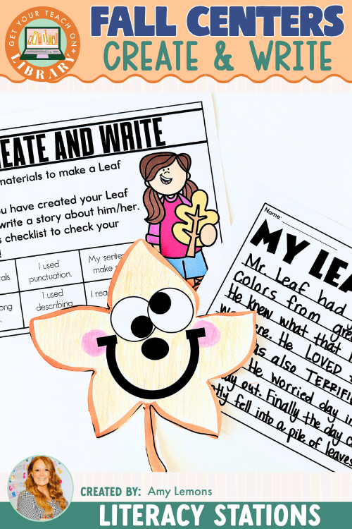 Fall Literacy Center: Create and Write with a Fall Leaf Craft - Shop GYTO - Get Your Teach On