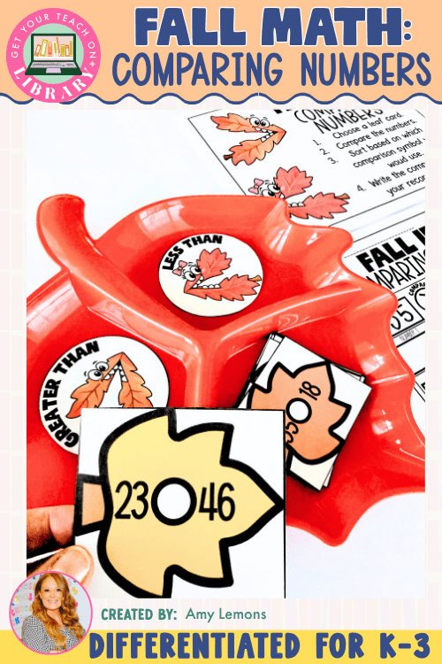 Free Fall Comparing Numbers Activity | Greater Than & Less Than - Shop GYTO - Get Your Teach On