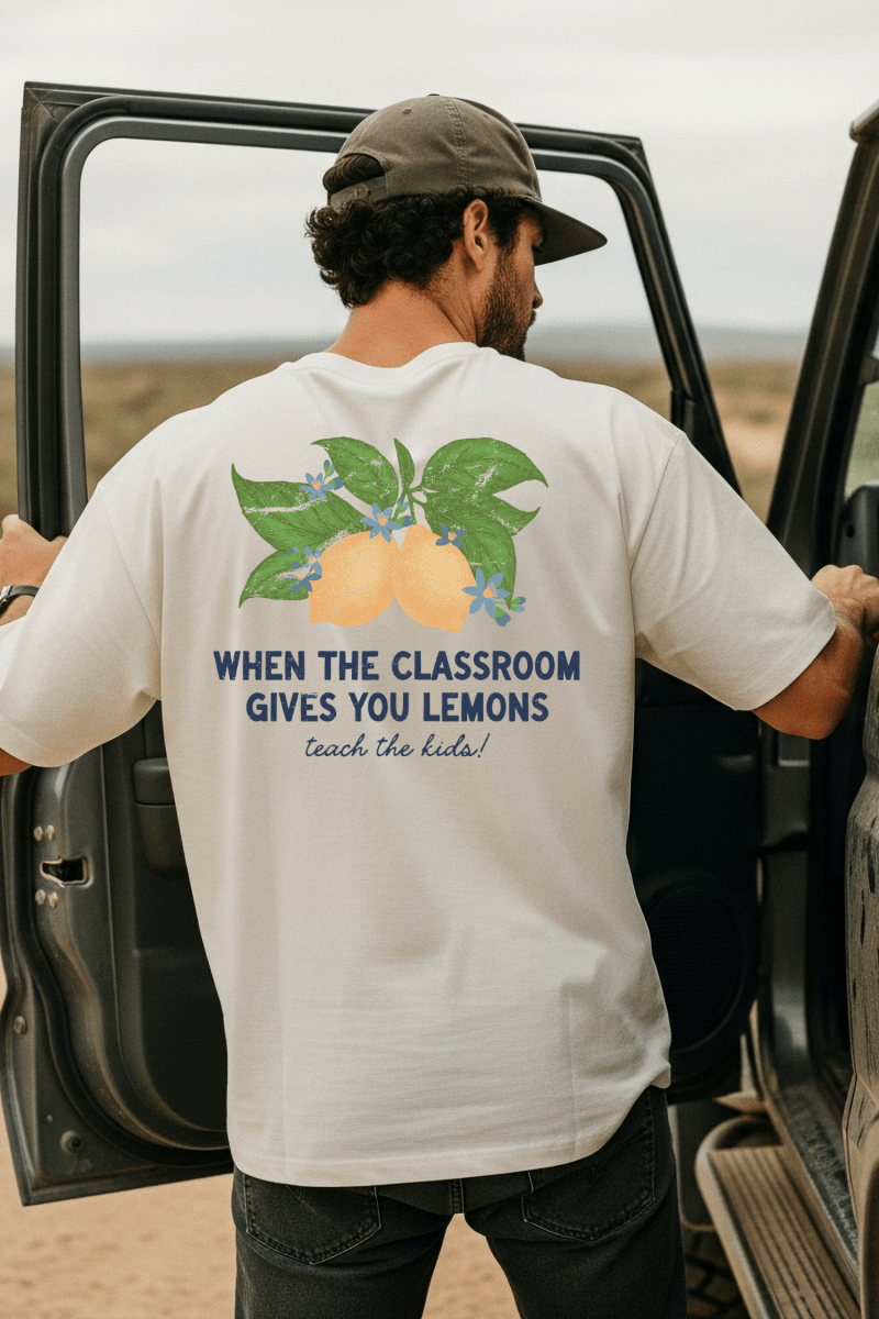 Give You Lemons Tee - Ivory - Shop GYTO - Get Your Teach On