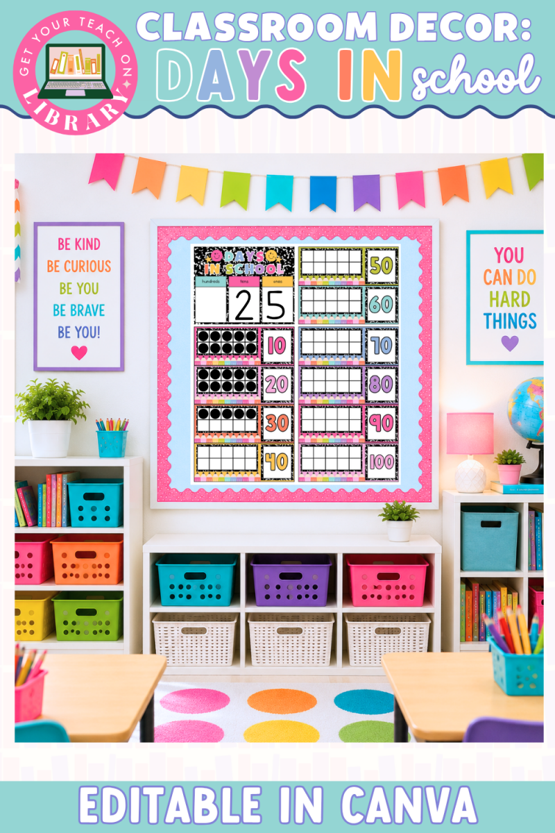 GYTO Classroom Decor: Number of Days in School Tracker | Bright Classroom Decor - Shop GYTO - Get Your Teach On