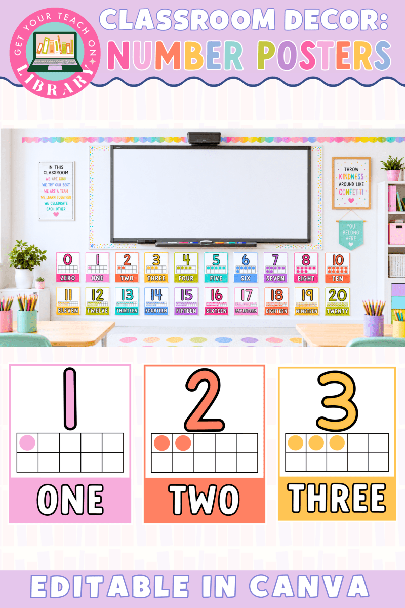 GYTO Classroom Decor: Numbers to 20 | Classroom Posters | Bright Classroom Decor - Shop GYTO - Get Your Teach On