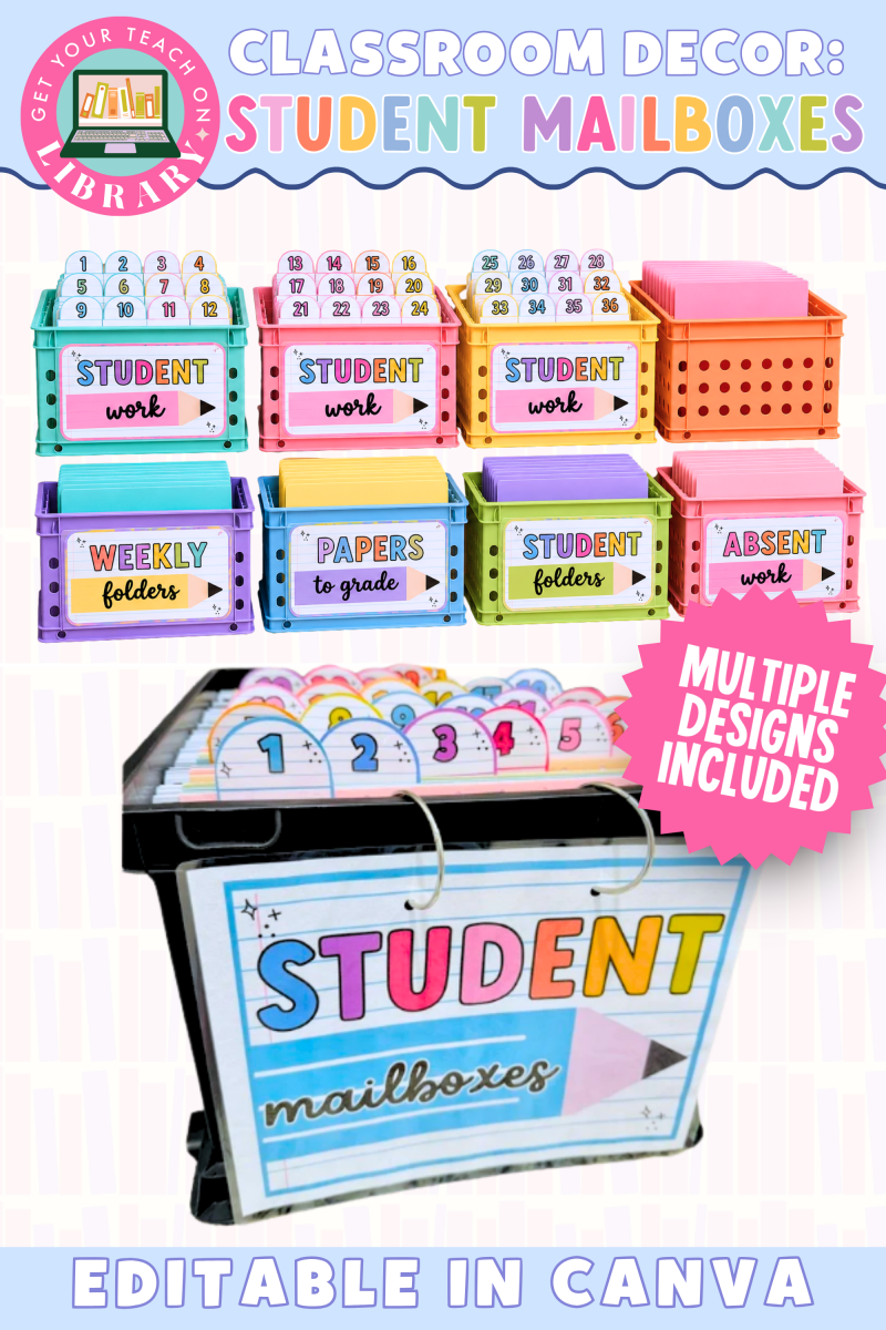 GYTO Classroom Decor: Student Mailboxes | Bright Classroom Decor - Shop GYTO - Get Your Teach On