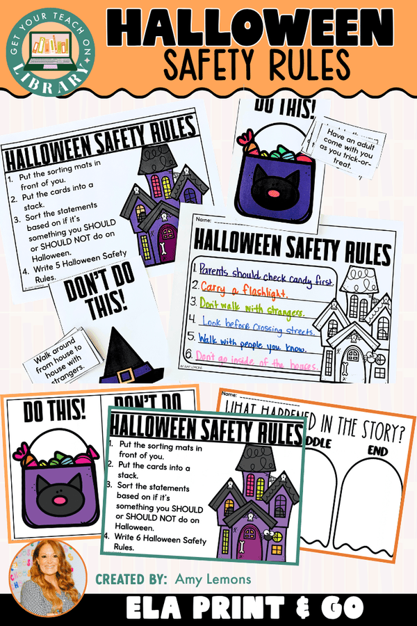Halloween Safety Rules Activity | Should & Should Not Sorting Activity - Shop GYTO - Get Your Teach On