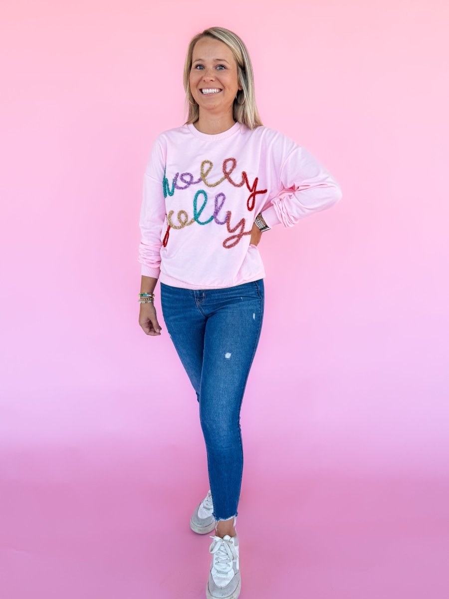 Holly Jolly Tinsel Pullover - GYTO Collective - Get Your Teach On