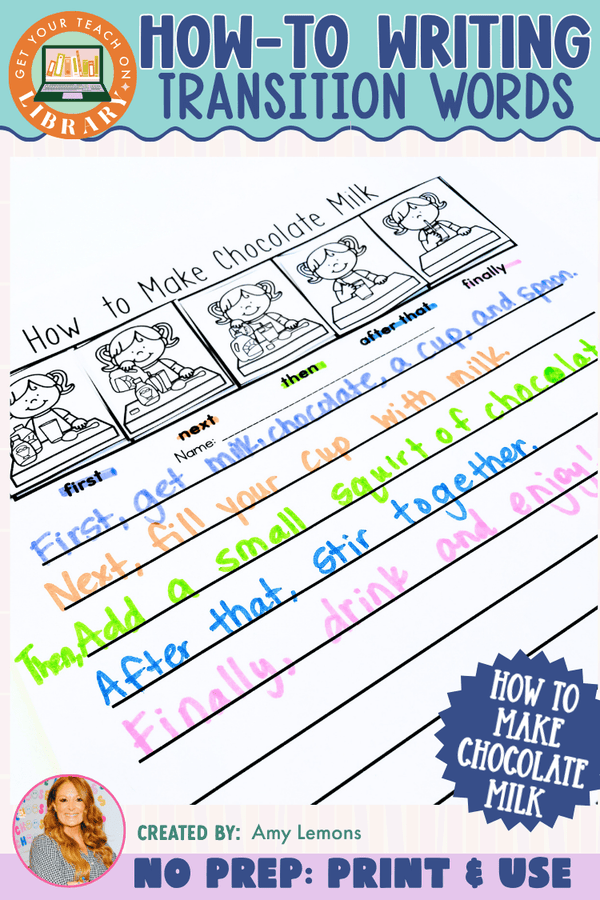 How to Make Chocolate Milk | How-To Writing Sequencing Activity - Shop GYTO - Get Your Teach On