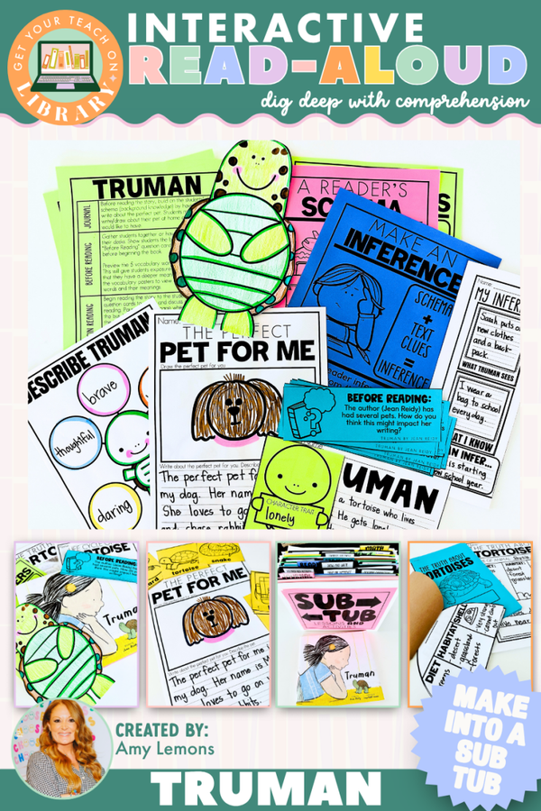 Truman Interactive Read Aloud: Cross Curricular Unit – reading resource by Amy Lemons and Get Your Teach On