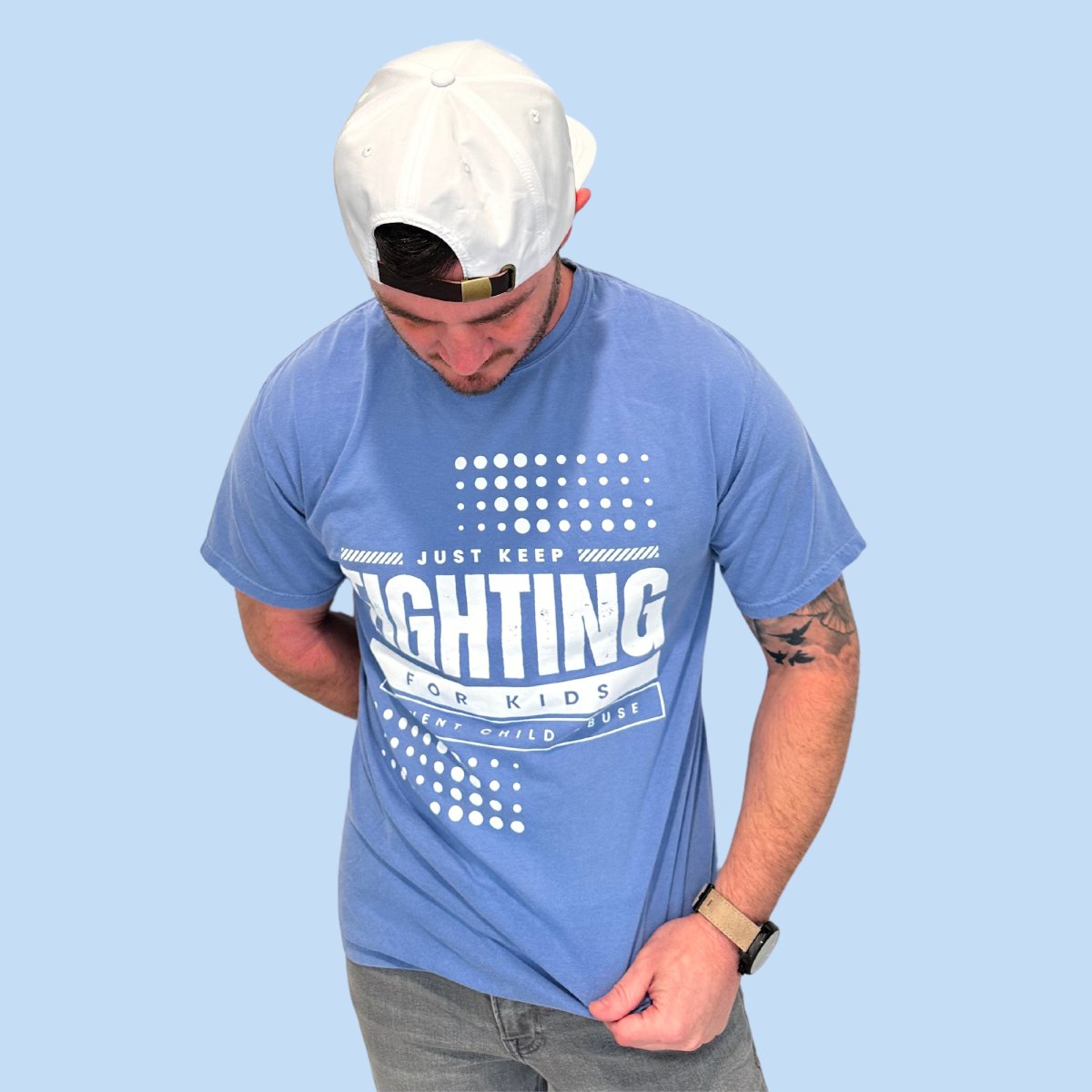 Just Keep Fighting For Kids Charity Tee - GYTO Collective - Get Your Teach On