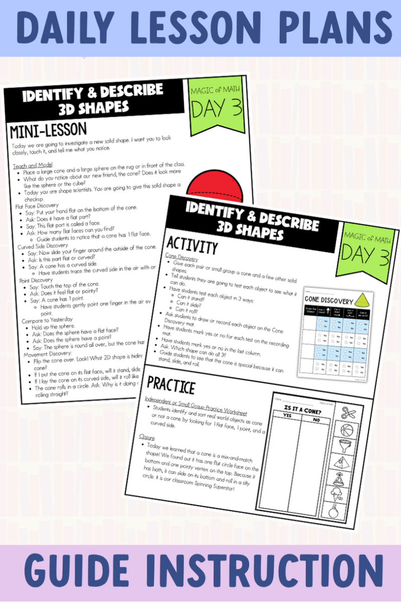Kindergarten Magic of Math: 2D Shapes, 3D Shapes, Position Words, Composing Shapes - Shop GYTO - Get Your Teach On