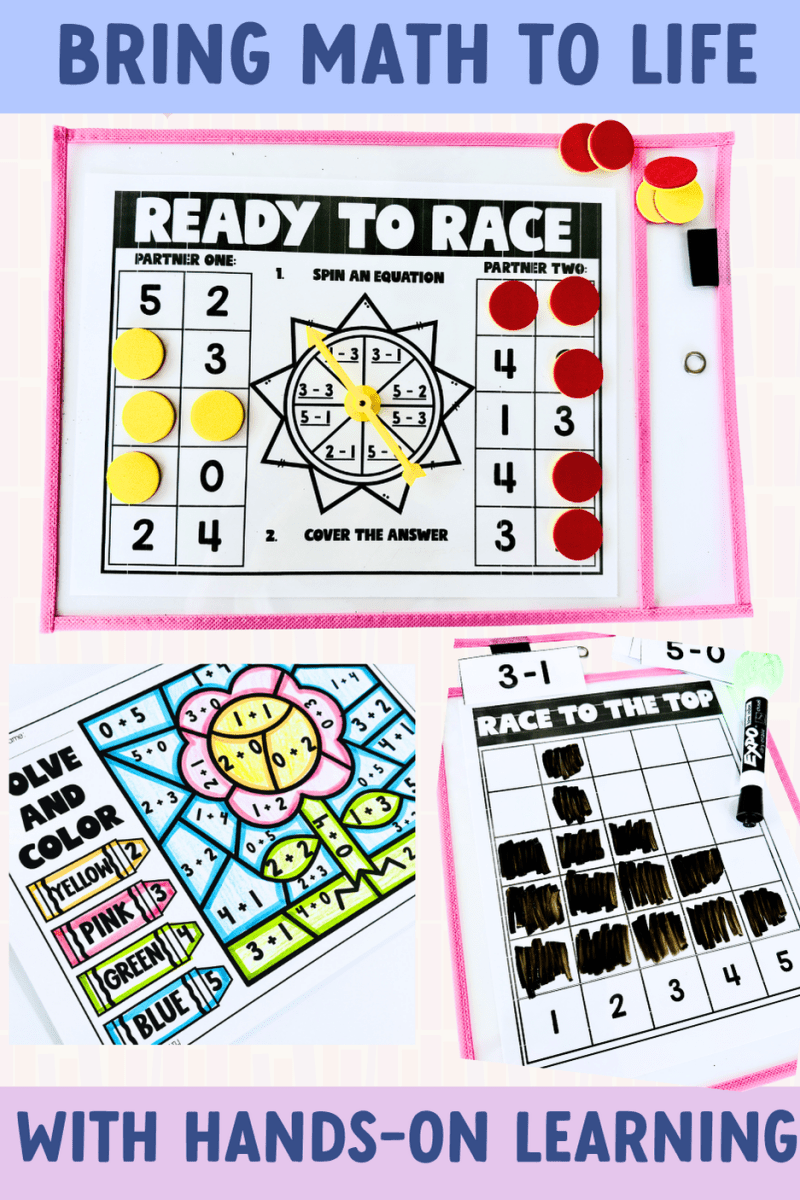Kindergarten Magic of Math: Addition and Subtraction Fact Fluency within 5 - Shop GYTO - Get Your Teach On
