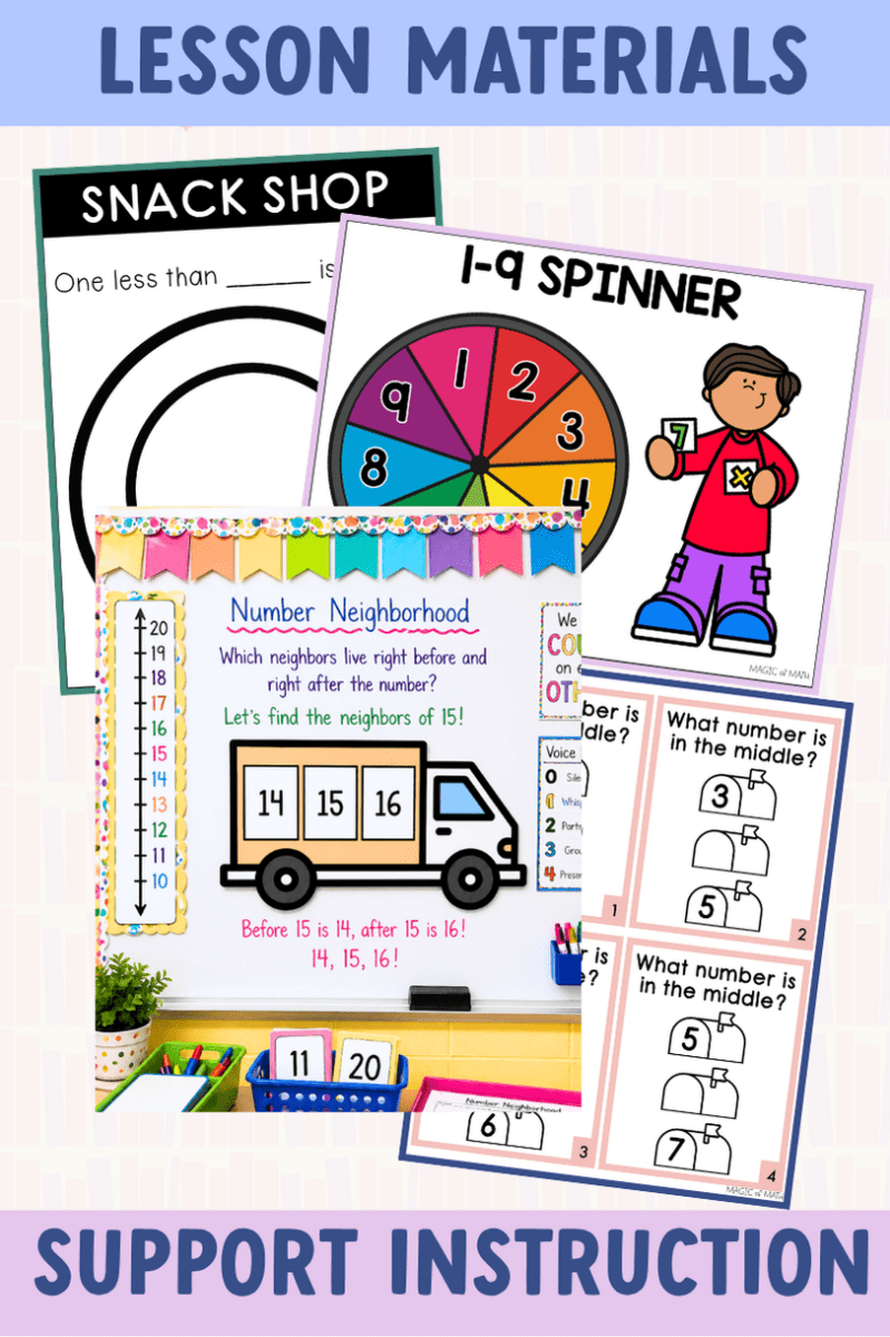Kindergarten Magic of Math: Comparing Numbers to 20, Number Order, 1 More & 1 Less - Shop GYTO - Get Your Teach On