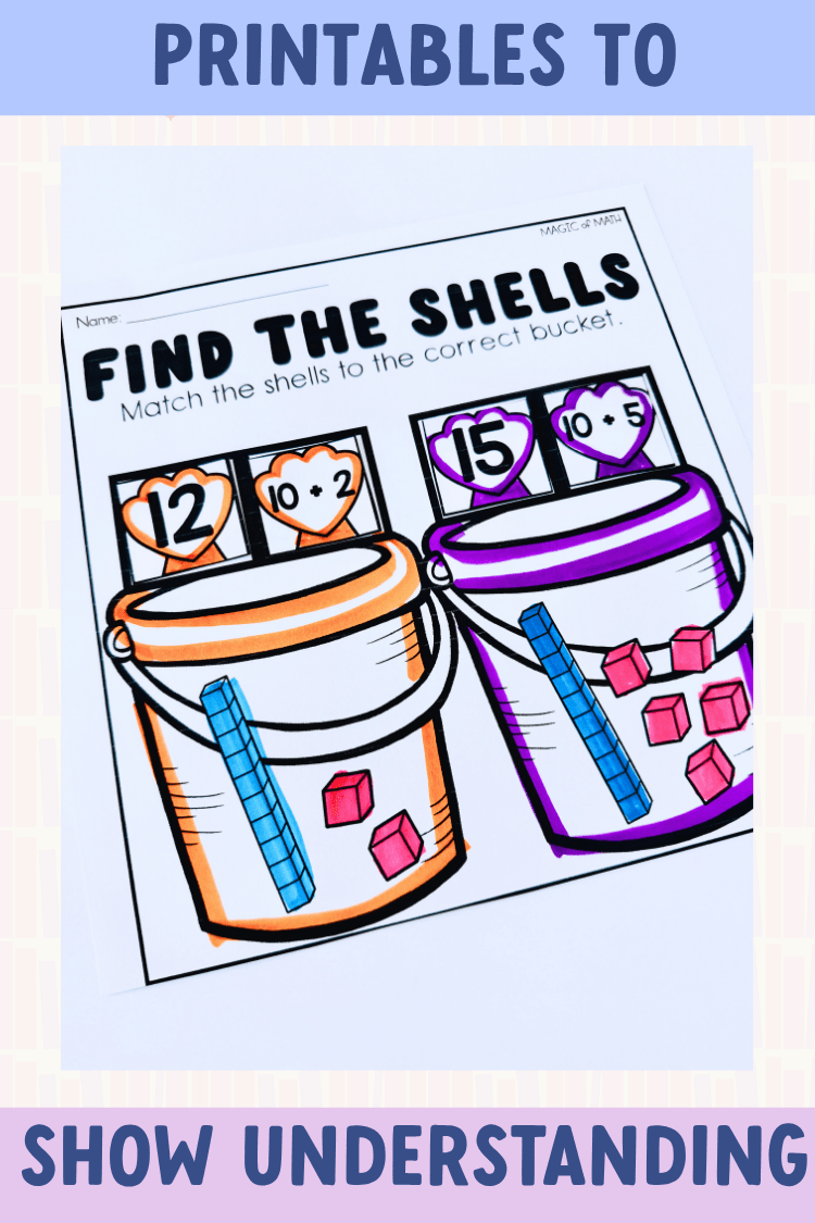 Kindergarten Magic of Math: Representing Numbers 11 - 19 with Place Value - Shop GYTO - Get Your Teach On