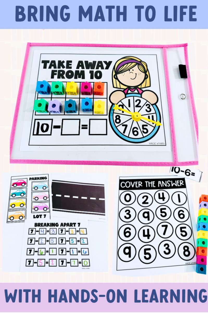 Kindergarten Magic of Math: Subtraction, Taking Away, & Word Problems - Shop GYTO - Get Your Teach On