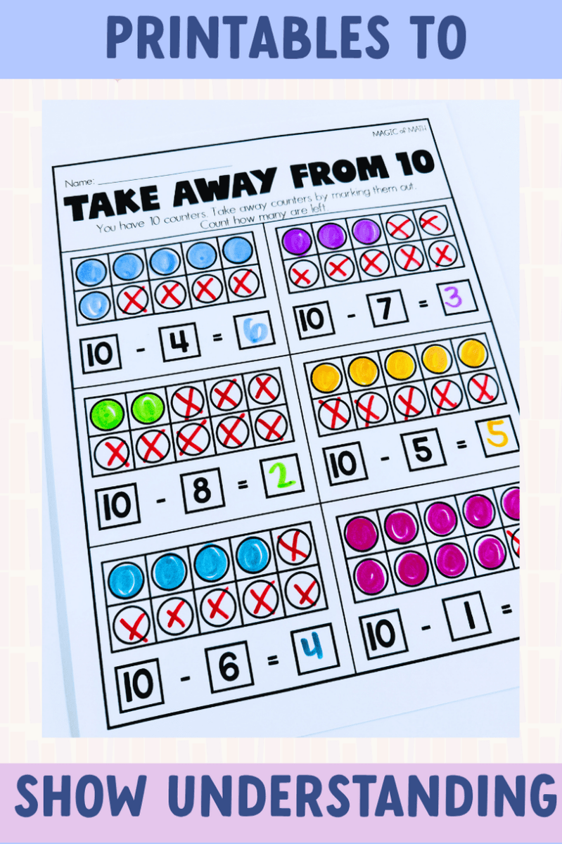 Kindergarten Magic of Math: Subtraction, Taking Away, & Word Problems - Shop GYTO - Get Your Teach On