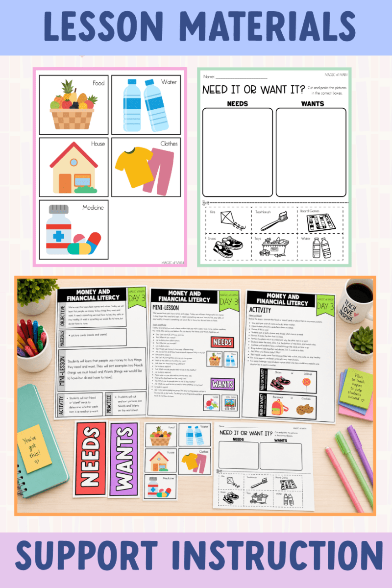 Kindergarten Magic of Math Unit 13: Identify Coins, Financial Literacy, End of the Year Review - Shop GYTO - Get Your Teach On