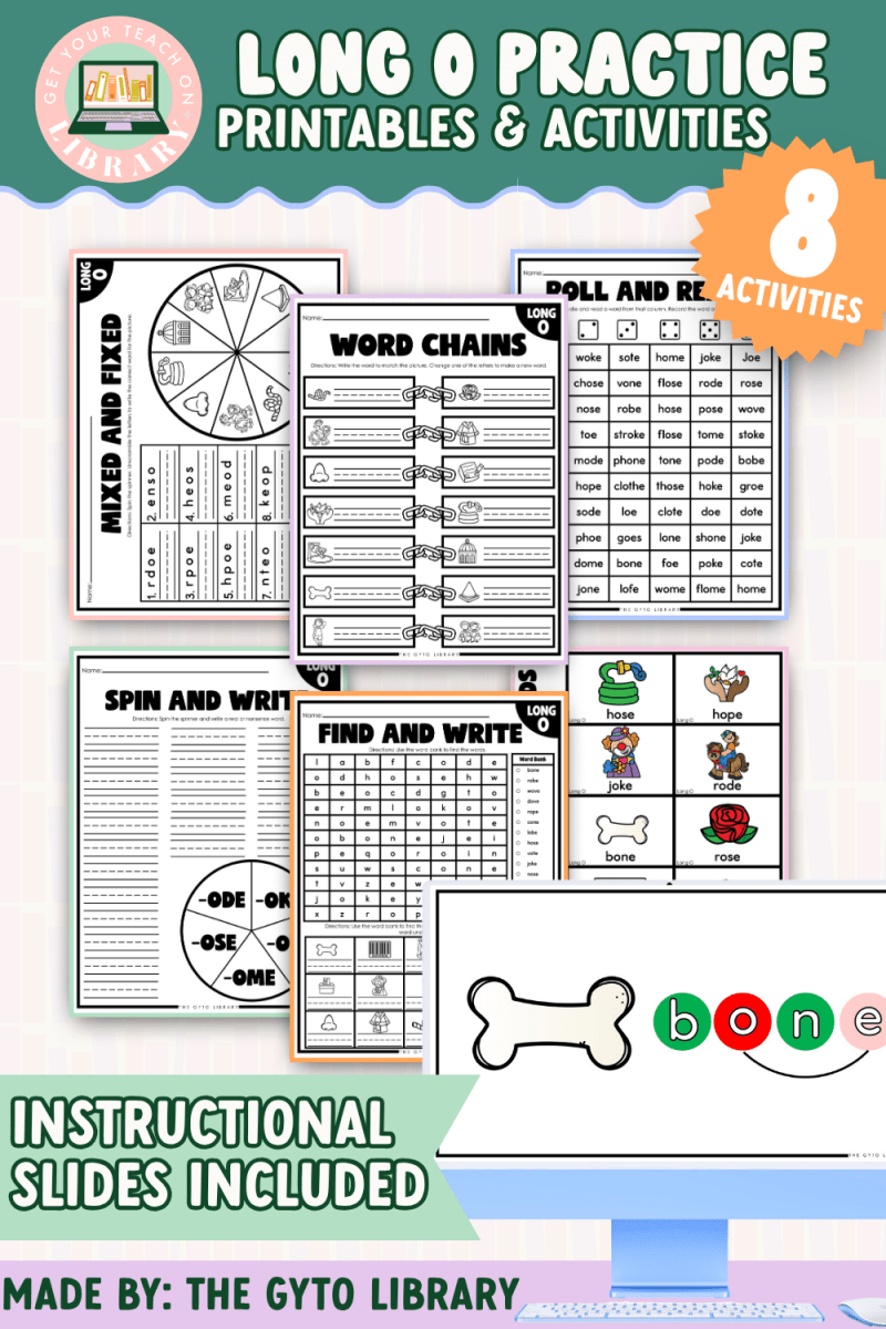 Long O CVCe Word Practice | Supplemental Phonics Activities for Decoding & Word Work - Shop GYTO - Get Your Teach On