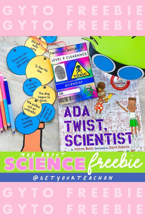 Mad About Science – free printable science classroom resource by Hope King and Get Your Teach On