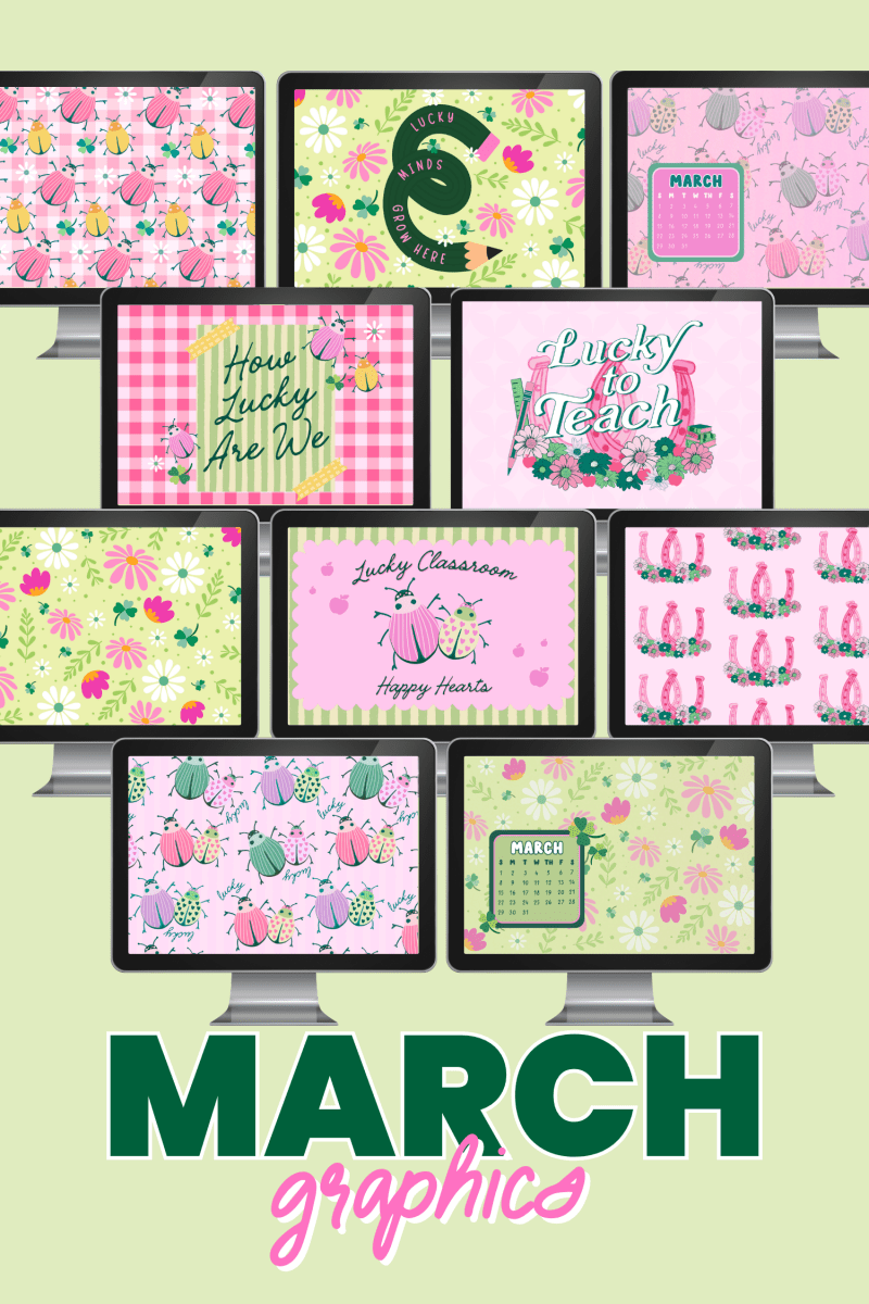 March Classroom Graphics Collection (2026) - Shop GYTO - Get Your Teach On