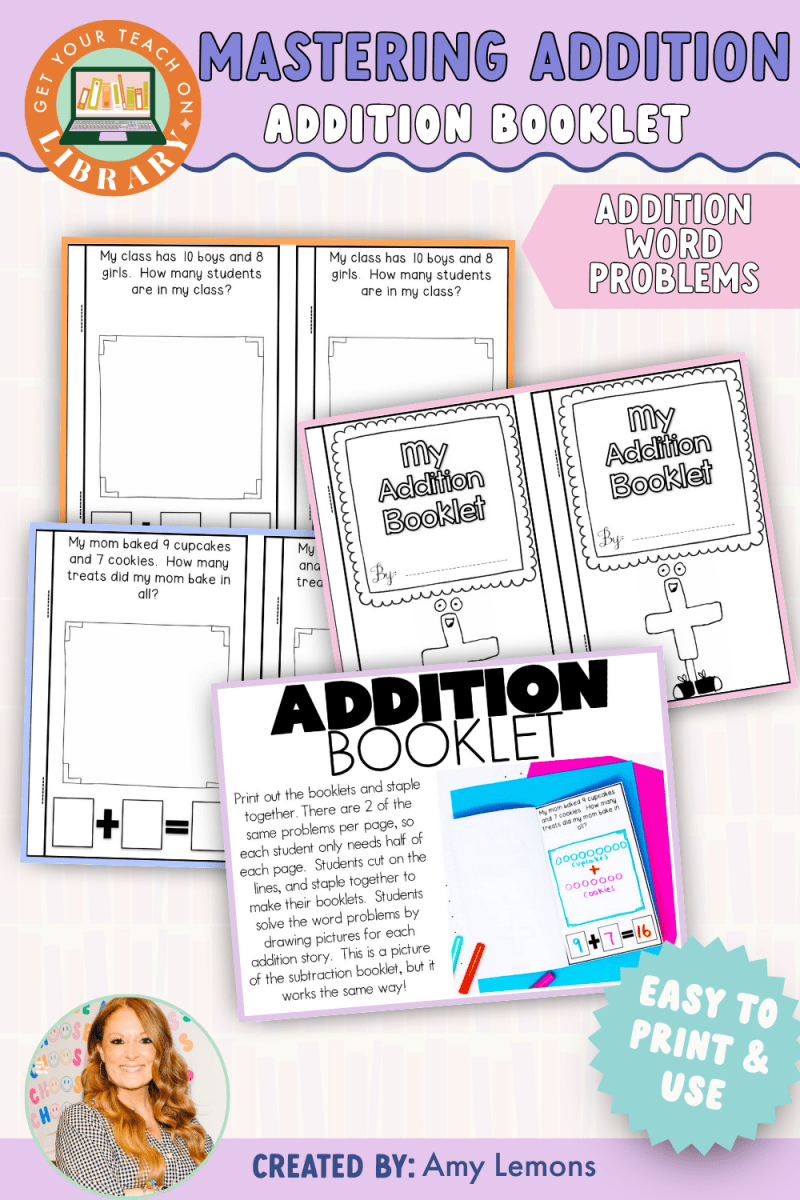 Mastering Basic Addition: Addition Word Problem Booklet - Shop GYTO - Get Your Teach On