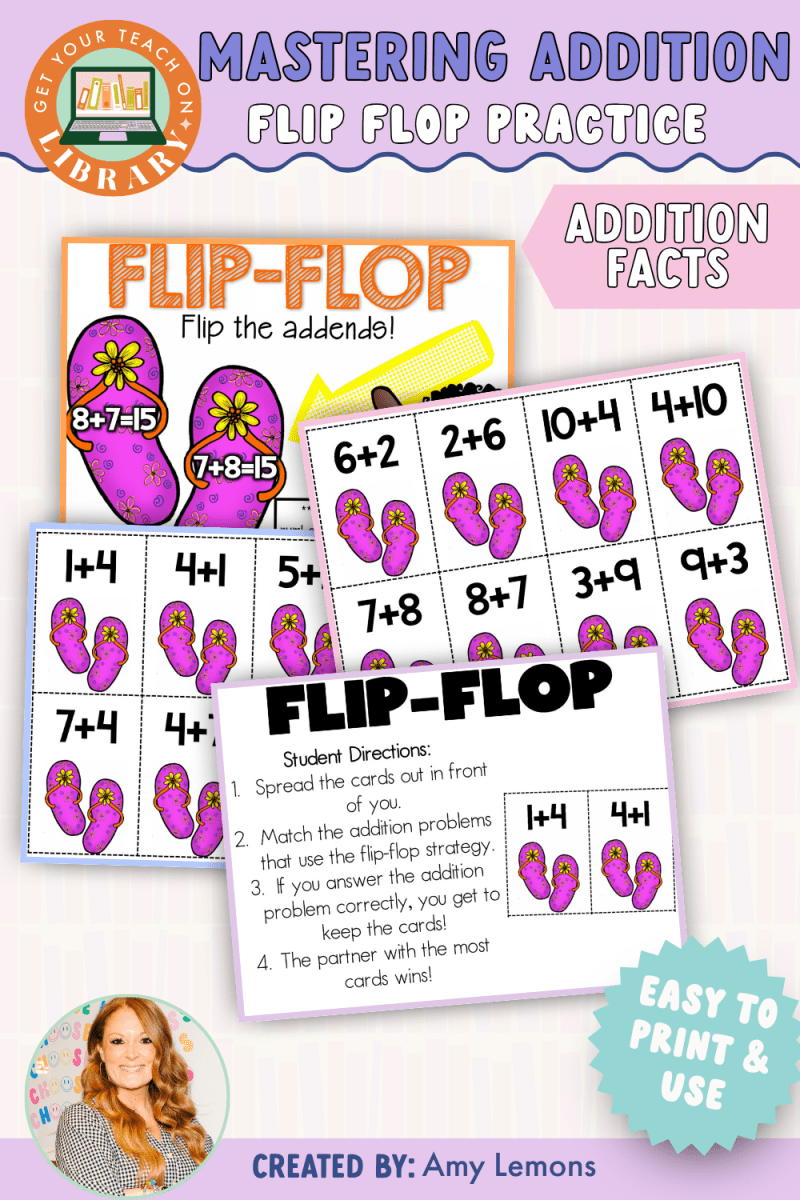 Mastering Basic Addition: Flip Flop Addition Strategy Practice - Shop GYTO - Get Your Teach On