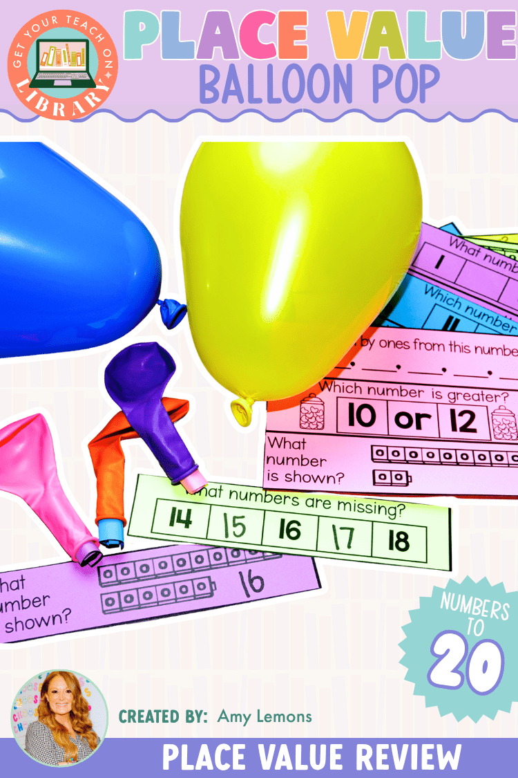 Numbers to 20 Review Game: Balloon Pop - Shop GYTO - Get Your Teach On