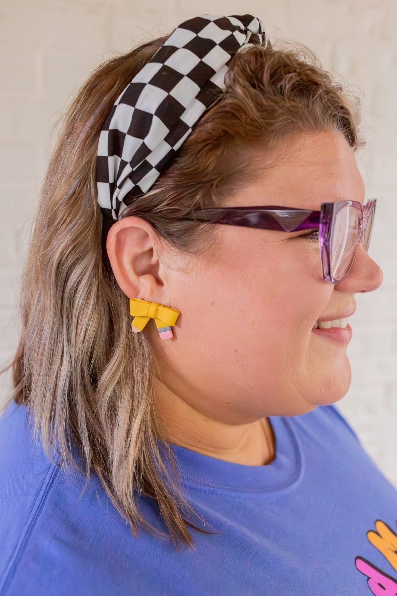 Pencil Clay Earrings - GYTO Collective - Get Your Teach On