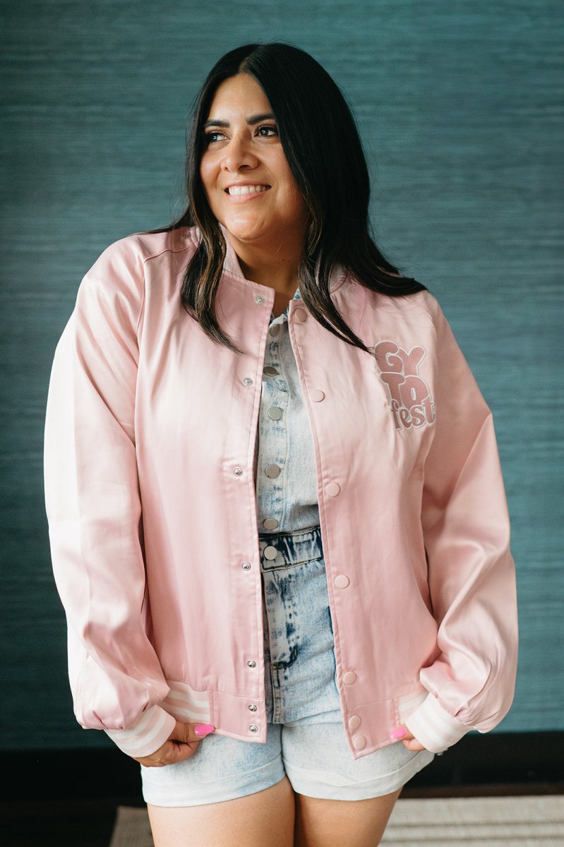 Pink GYTO Fest Bomber - GYTO Collective - Get Your Teach On