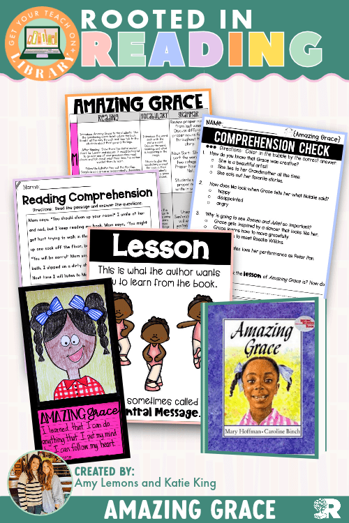 Rooted in Reading: Amazing Grace Read Aloud Activities | Reading Comprehension for Lesson and Theme - Shop GYTO - Get Your Teach On